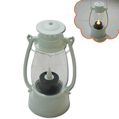 "Flameless Antique Plastic white Lantern Lamp Code no:001 - Click here to View more details about this Product